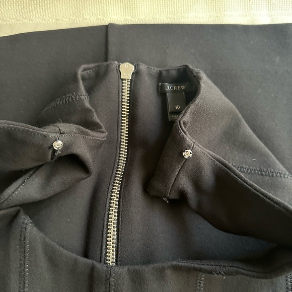 J. Crew Elegant Black Midi Dress - Picture 9 of 12